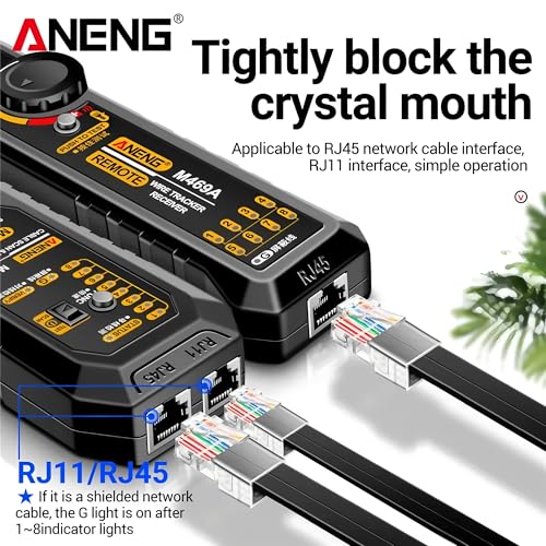 Testeur de câbles réseau RJ45 M469A pour réparer une panne de ligne