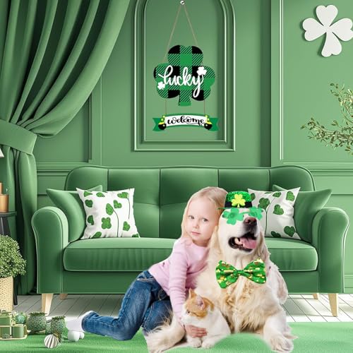Disfraz Día de San Patricio para Perro 3 Pzs Sombrero Irlandés miniatura 5