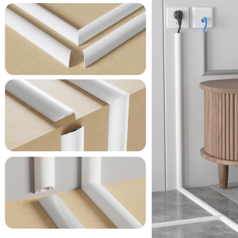 Canalina Passacavi,Passacavi Pavimento Protezione for cavi da pavimento Protezione for cavi da pavimento Protezione for cavi di alimentazione autoadesiva Estensione for cavi in ​​silicone Proteggi i f