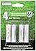 Woods OCYLUP-AB7 Moonrays 97125 Rechargeable AA Batteries for Solar-Powered Lights (4-Piece Value Pack), 4 Pack