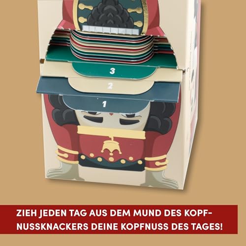 Frech Der Kopfnussknacker – Rätsel-Adventskalender: 24 Logikrätsel mit Überraschungs-Effekt. Zieh jeden Tag Deine Kopfnuss des Tages!