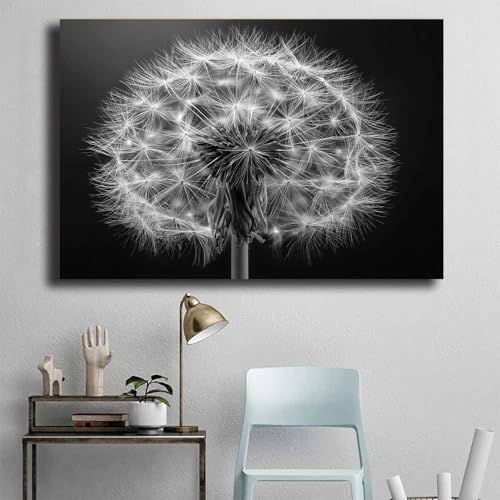 Tableaux Pour Salon Moderne HUYEEI Motif Floraison Couronne de Queue-de-Chat - 4