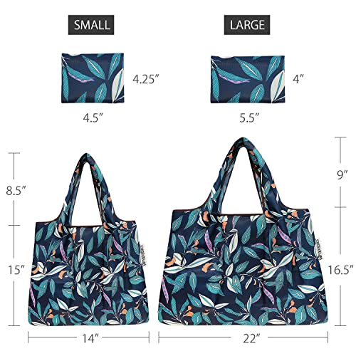 Image of allydrew Large Foldable Tote Nylon Reusable Grocery Bag