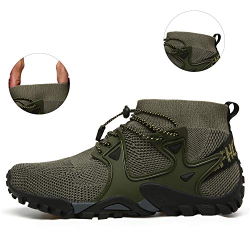 Image of ABAO Hiking Shoes Men Women Outdoor Sports Shoes Non-Slip Breathable Sneakers Low Top Walking Shoes for Outdoor Trailing Trekking Walking Climbing Travel Lightweight