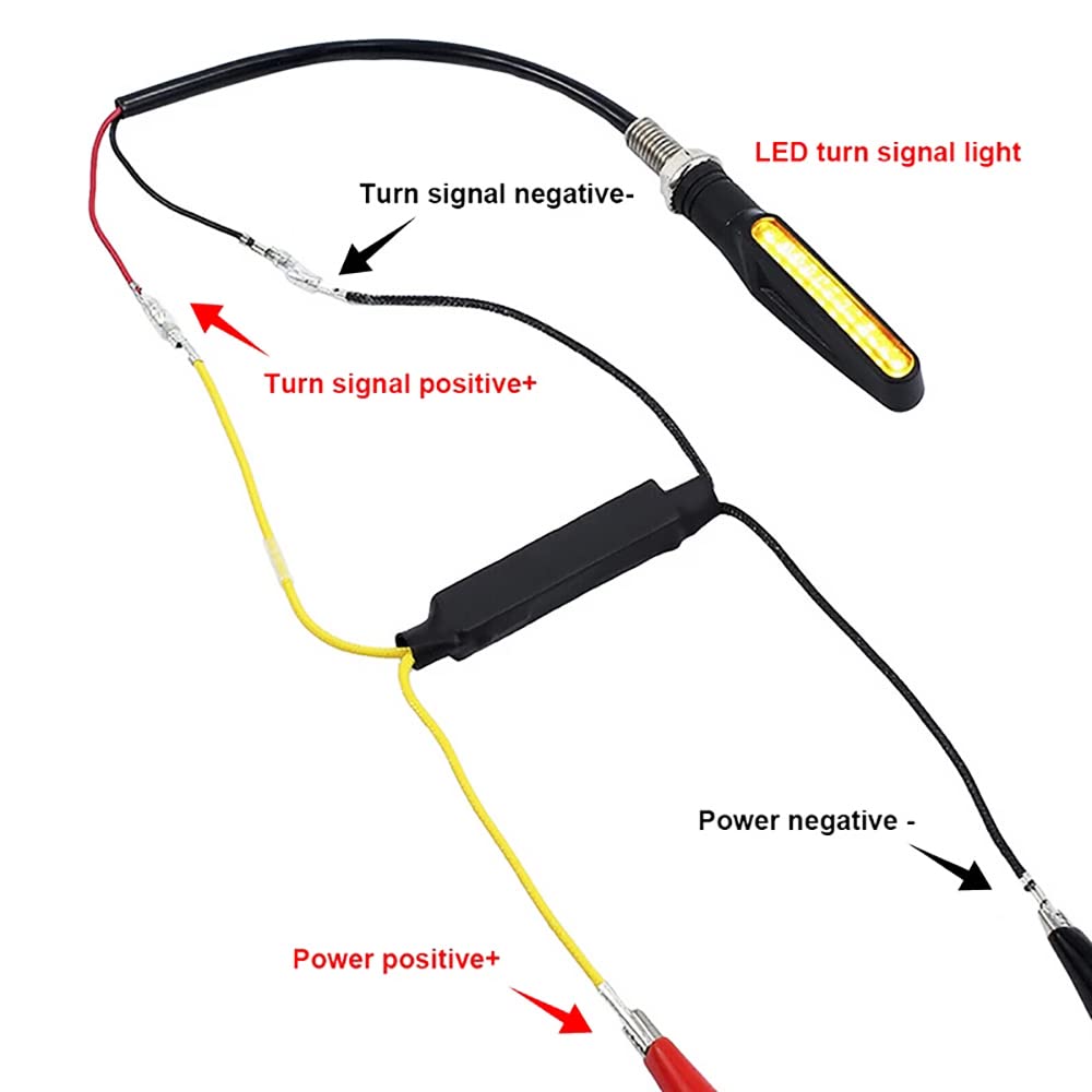 LAMPEGGIANTE SENZA ERRORI con 2 resistenze di carico 50W 6 OHM per