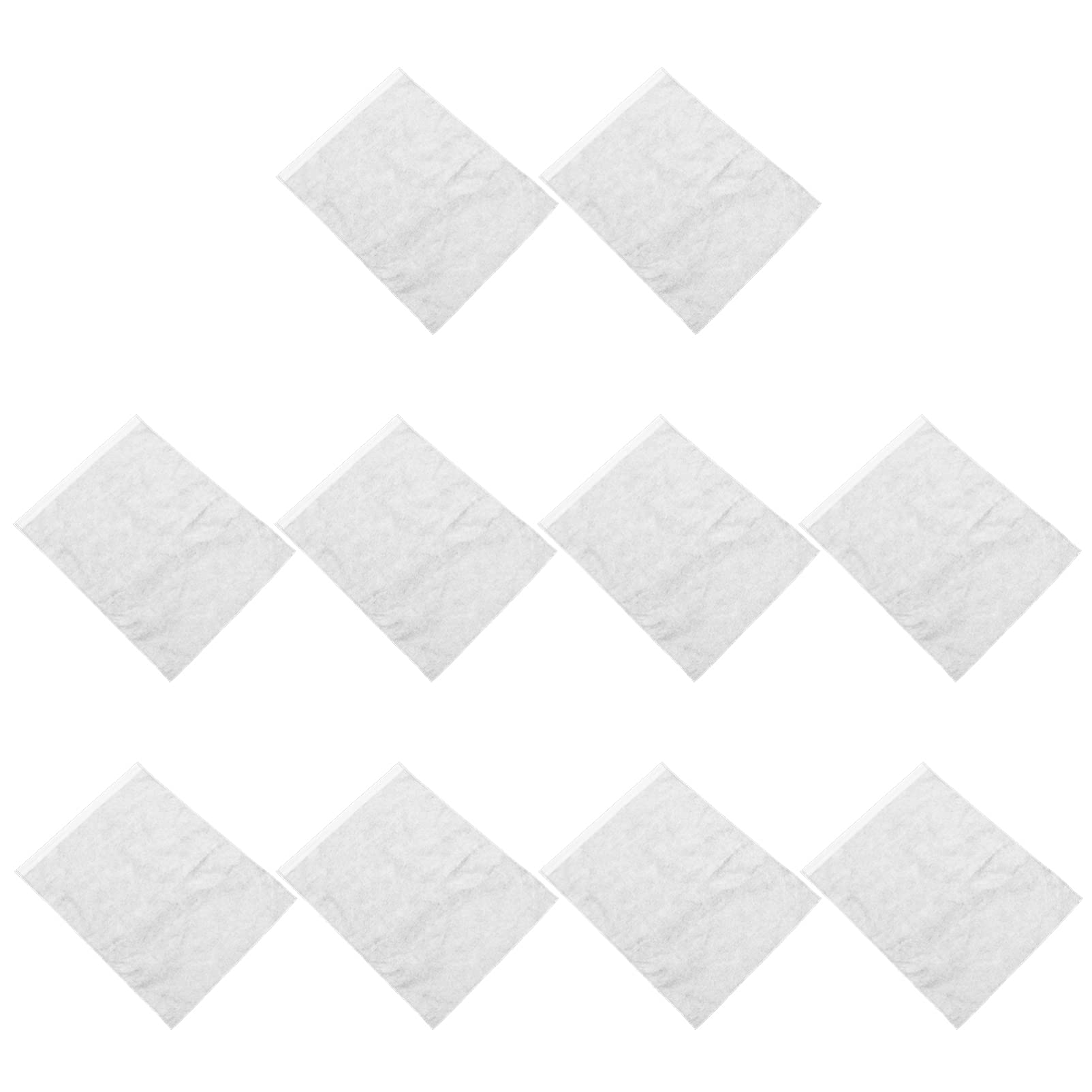 Cabilock 50Pcs Non- Woven Fabric Storage Bags Space Saver Bags Travel Shoe Bags Fabric Clothing Storage Bags Dust Cover Pouch Packing Bags