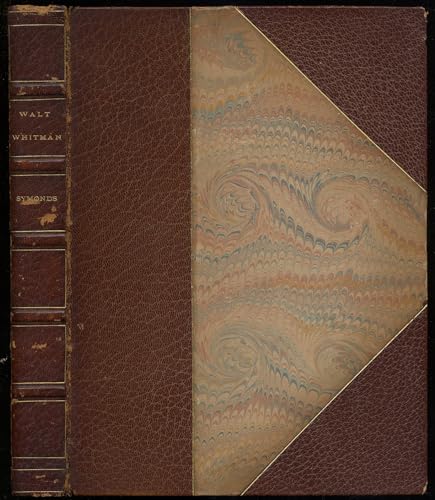 Walt Whitman, a study B0006AGOV8 Book Cover