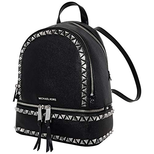 Michael Kors Rhea 30H9SEZB2E001: Mochila para mujer  piel  tamaño mediano   color negro