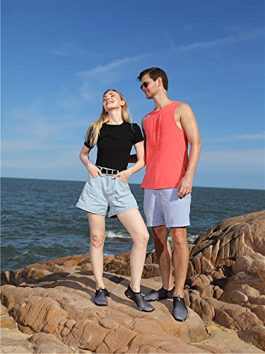 Image of Vsufim Quick-Dry Water Sports Barefoot Shoes Aqua Socks for Swim Beach Pool Surf Yoga for Women Men