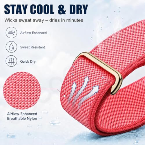 Image of Stretch Nylon Sport Strap Compatible For Google Fitbit Air (Only Strap)