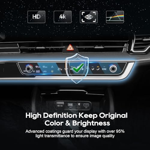 Image of LFOTPP 2023 2024 2025 Sportage Screen Protector AC Climate Control for 2023 2024 2025 Kia Sportage Accessories (LX /EX /SX /SX-Prestige /X-Line) Plug-in Hybrid Prestige Screen Film for Kia Sportage