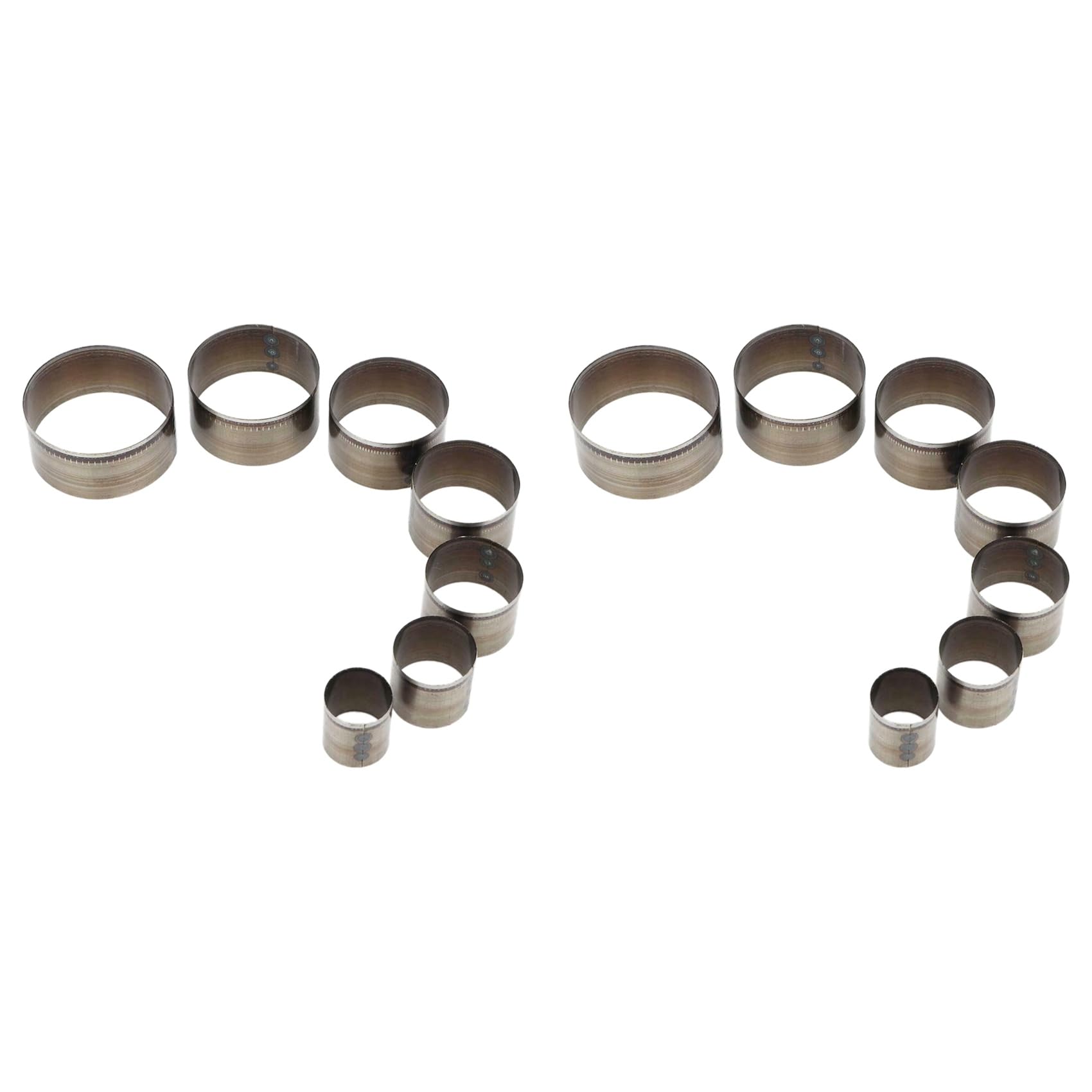 Hndhbfgrt 14Pcs Round Leather Craft Cutter Mold Die Template Punching Tools 20mm-50mm
