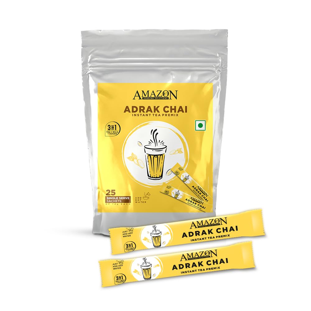 Amazon 3 in 1 Instant Adrak Premix Tea 25 Sachets Each 14g Pack of 1 (B0D1C5J8N2) Amazon Price History, Amazon Price Tracker