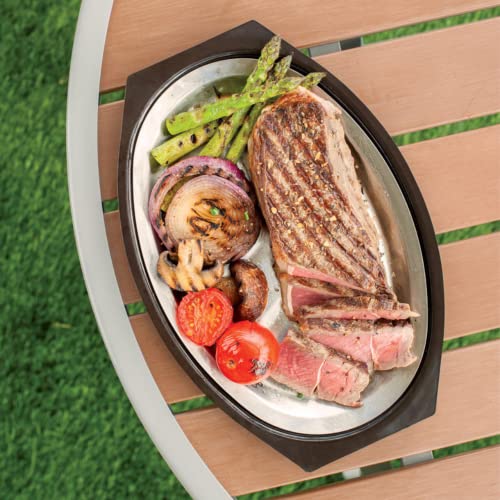 Nordic Ware 365 Servidor de bife para ambientes internos/externos, prata