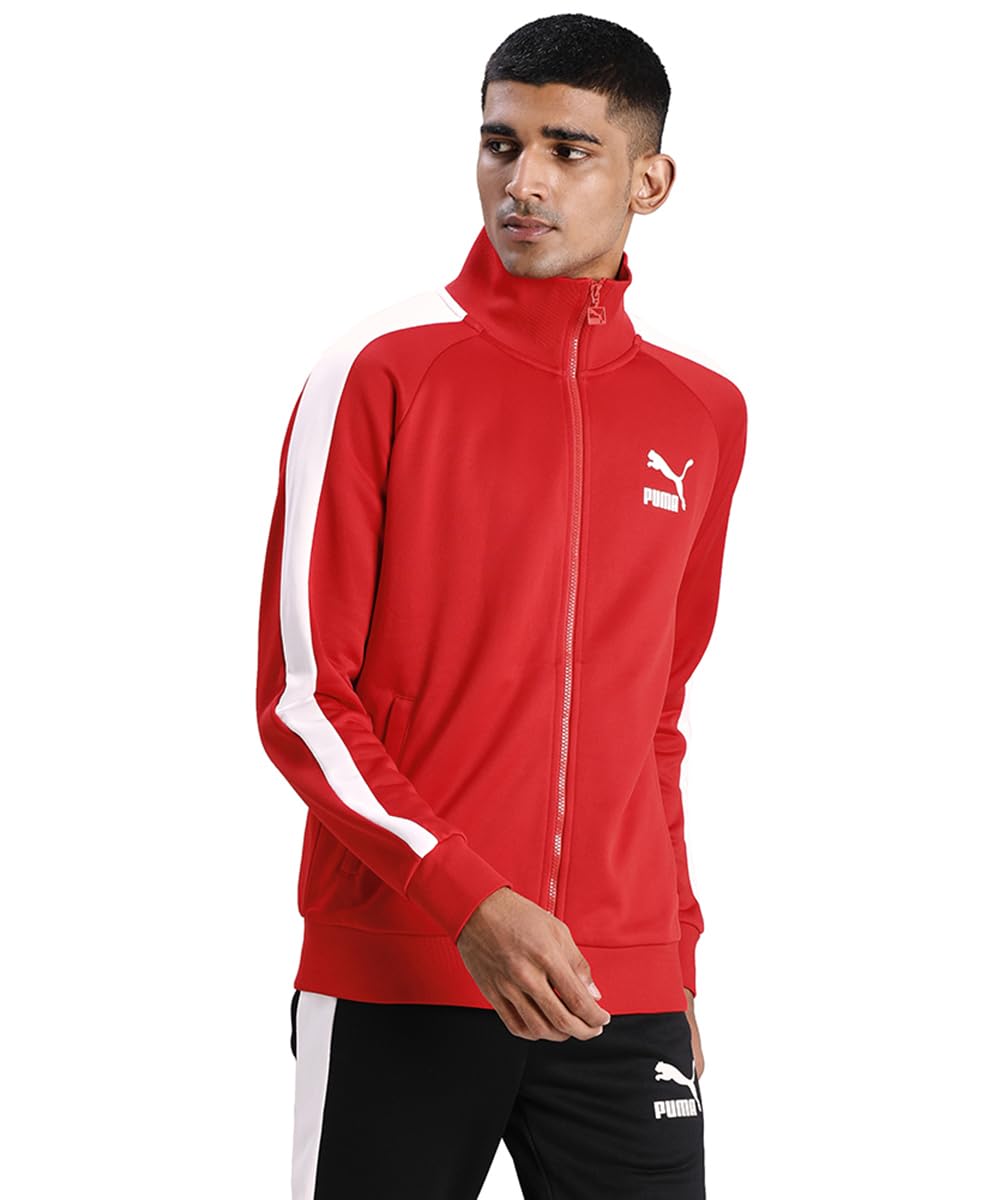 PUMA Kurtki sportowe z rozgrzewaniem i treningiem Mężczyźni Iconic T7 kurtka dresowa