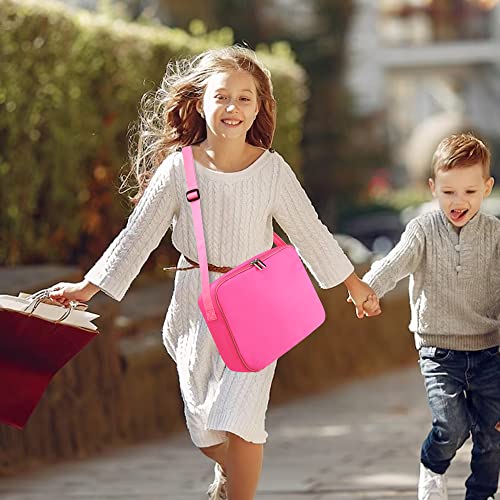 Annmore Tasche kompatibel mit TIMIO Starter Kit, mit Netztaschen für 4 Satz 20 Discs, Rosa