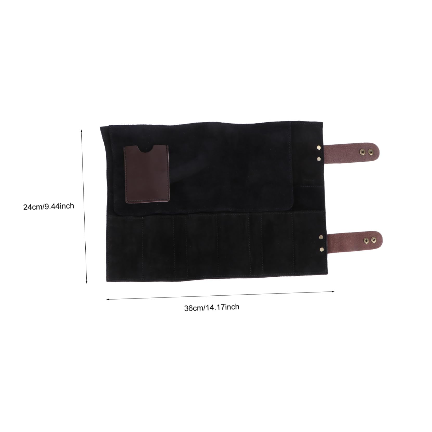 TOVINANNA Barber Accessories Kit Cattlehide Hairdressing Tool Bag Comb Scissors Container