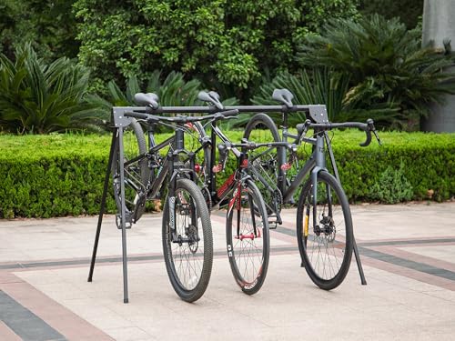 CXWXC 3 Bikes Stand Rack – Portable Bike Storage Parking