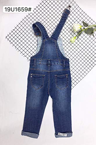 KIDSCOOL SPACE Baby Toddler 2 Buttons Adjustable Straps Fashion Jean Overall2