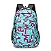 MODRYER Backpack per Bambini Ragazza Boy Camouflage Schoolbag Studente Grande capacità Studente Daypack Impermeabile Nylon Rucksack School School Leggero,Green-45 * 31 * 14cm