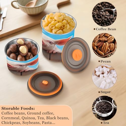 Recipiente hermético para café acero inoxidable 500 ml miniatura 5