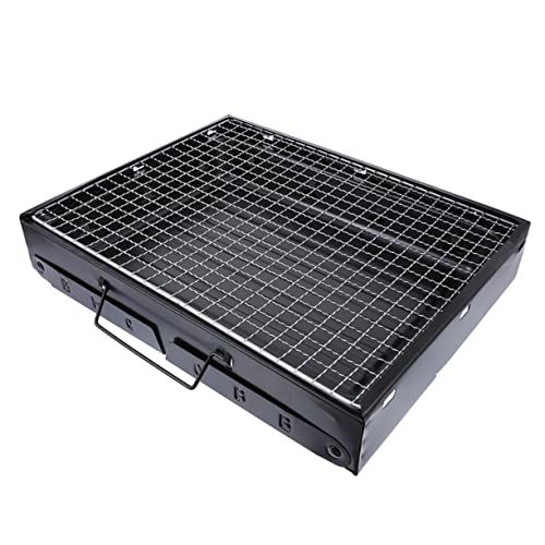 Abaodam 1Piezas Parrilla de Portátil para Camping y Actividades al Aire Diseño de Resistente para Asar Pescado y Carne Picnics