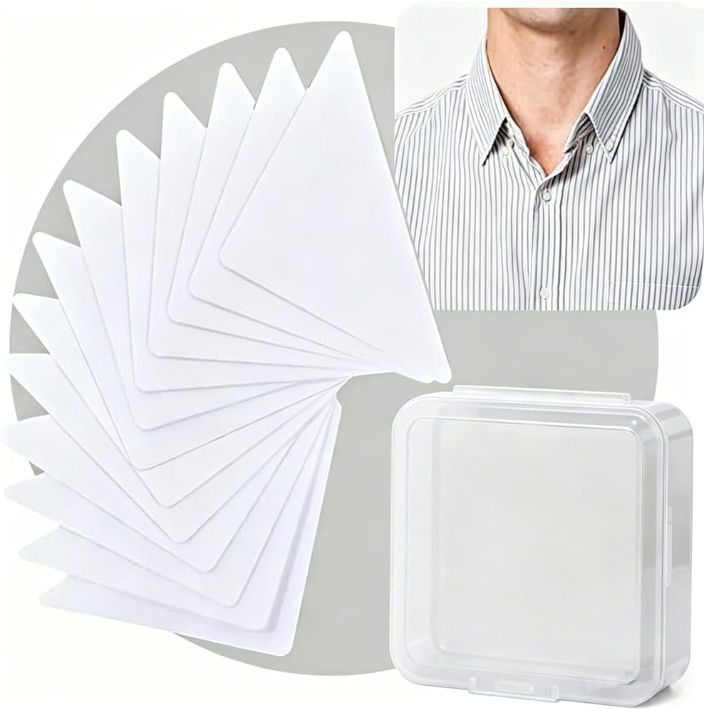 160Pcs Collar Stays,Dress Shirt Collar Inserts for Men's Polo Shirts,Shirt Collar Support,Large Quantity in Boxes, Convenient for Travel and Business Trips,