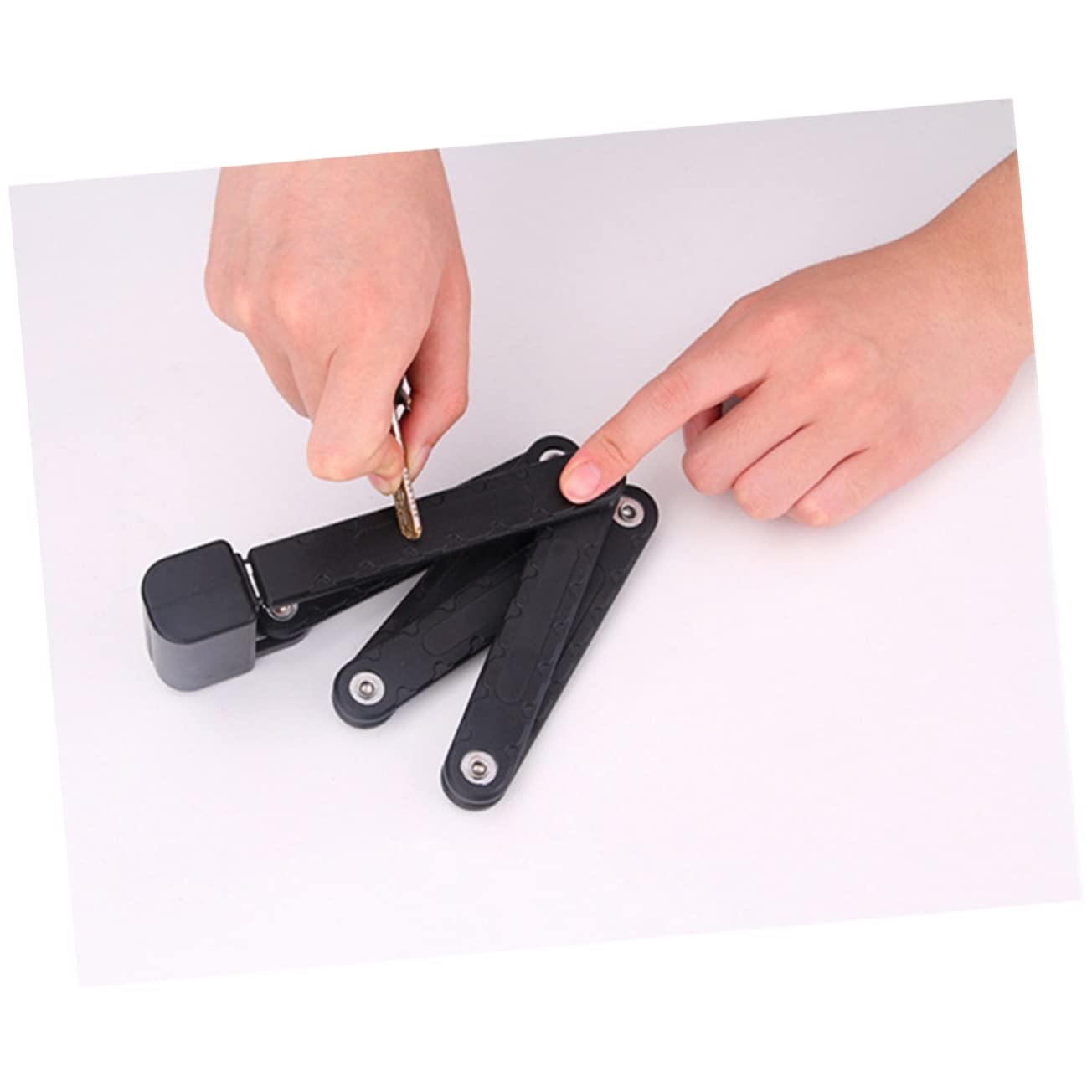 Mikinona Candado para Bicicleta con Cable Cerradura Antirrobo para y Bici de Carretera Resistente y Fácil de Transportar y Color Negro