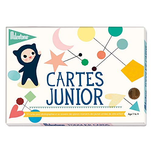 Milestone Cards - Journal et livre de naissance - Cartes souvenirs Juniors
