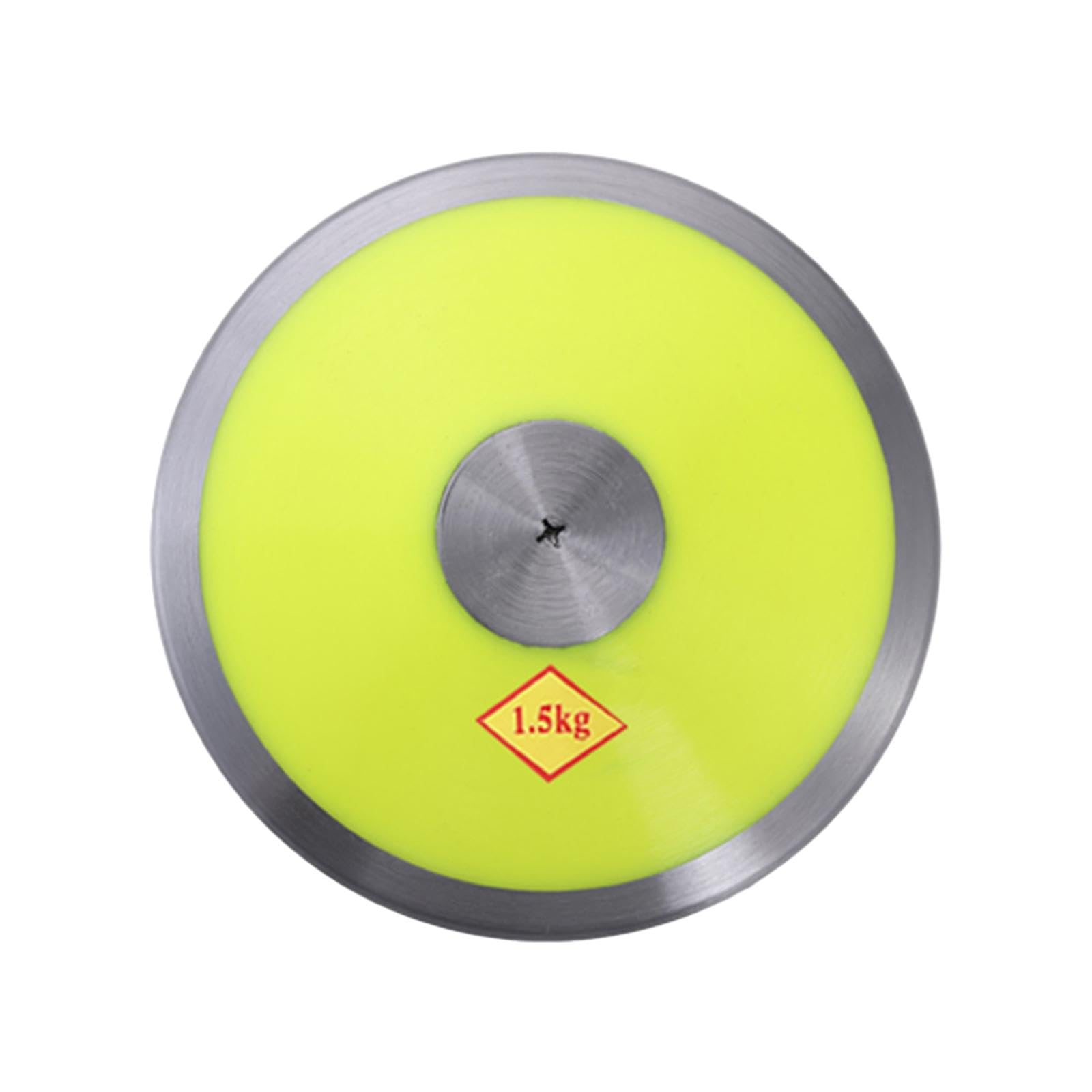 Disco de Nailon 1,5 kg Centro de Acero Entrenamiento Atletismo