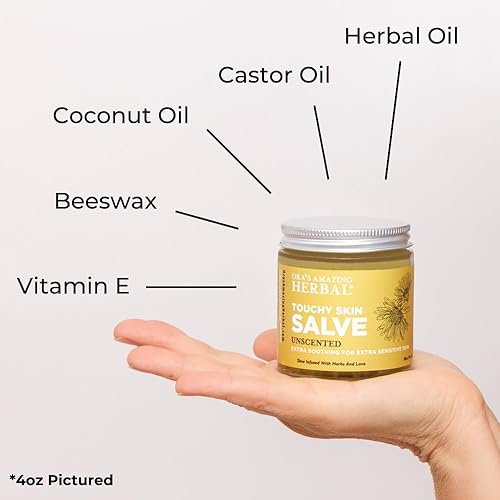 Miniatura 10 de Bálsamo natural curación de piel sensible, tratamiento intensivo de piel, para piel sensible, seca, manos y cutículas, eczema, psoriasis,