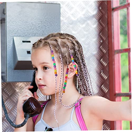 Outils de outil de perles et de coiffage de queue de cheval pour enfant