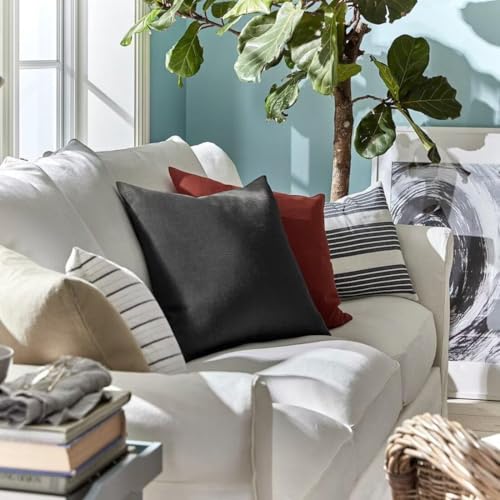 Housse de coussin lavable 50x50 cm pour rénover un fauteuil