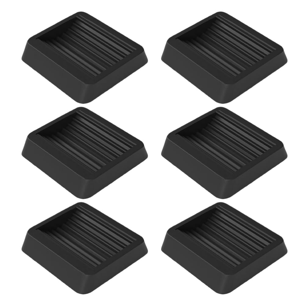 Amosfun 6 Pièces Bouchon De Meubles en Caoutchouc Canapé-Lit Chaises Tasses Butées De Roulette pour Éviter Les Rayures Protecteur De Sol Anti-Glisse pour Table De Canapé