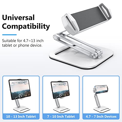 BSOON Tablet Holder, Adjustable Tablet Holder - Flexible 360° Rotation Desktop Tablet Stand for iPad Pro 12.9, 11, 10.5… – Bild 7