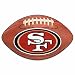 FANMATS NFL San Francisco 49ers Nylon Face Football Rug