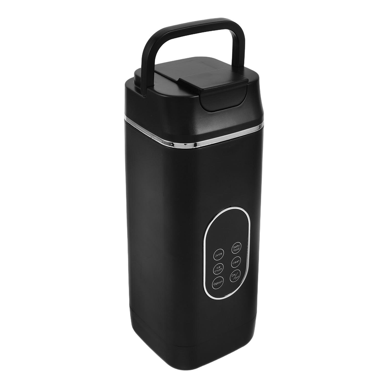 Frullatore Portatile Mini da 420ml con 12 Lame, Plastico Resistente, Funzione di Triturazione Ghiaccio e Autopulizia, per Smoothie e Proteine in Viaggio