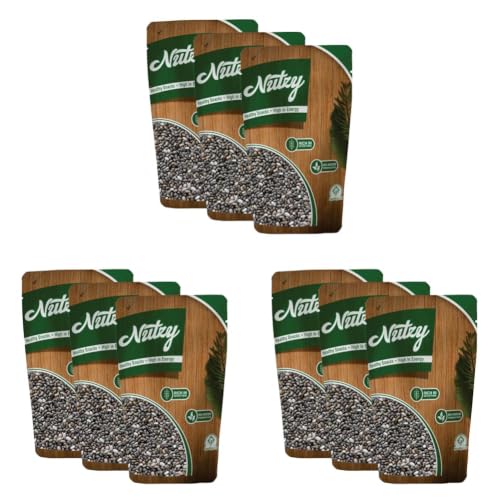 Image of Nutzy Premium Seeds (Chia Seeds, 600g) (Pack of 3)