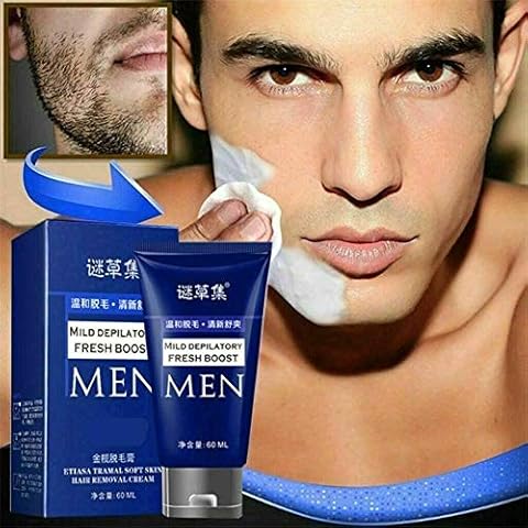 Permanent Hair Removal Cream Depilatory Paste Beard Moustache Remover Cream,Depilatory Paste Beard Moustache Remover Cream, Permanent Hair Removal Cream for Men Cover