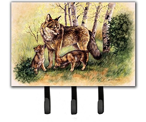 Wolf Wolves by Daphne Baxter Leash or Key Holder
