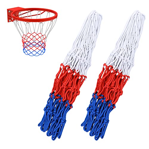 Yolev 2 Heavy Duty Basketball Net TriColored Basketball Nets