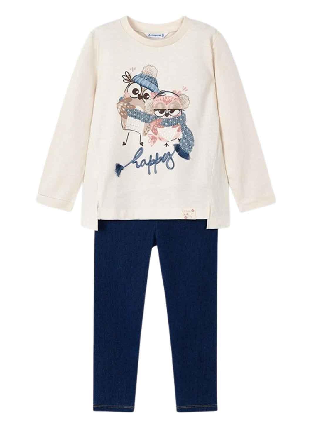 Mayoral Compl.Leggings Denim per Bambine e Ragazze Mezzo