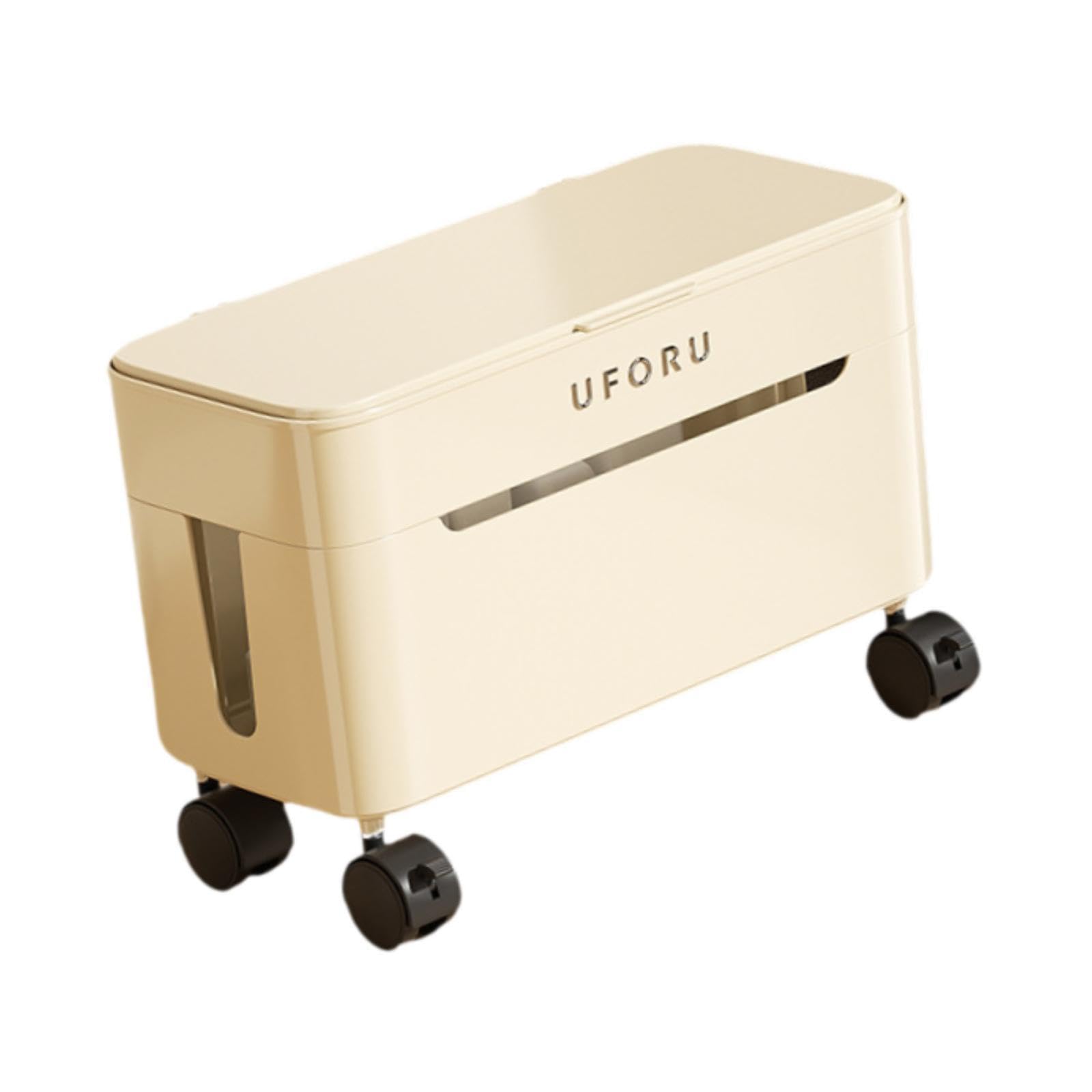Caja de Almacenamiento, Organizador de Escritorio Perforado, Compartimento para, a Prueba de Polvo, Caja de Almacenamiento, Compartimento, Pa, Blanco
