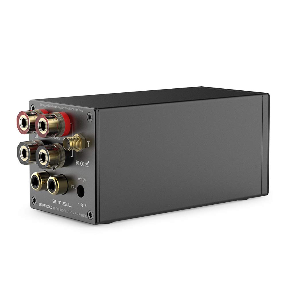 S.M.S.L SA100 Bluetooth 5.0 Audio Amplifier 50W+50W TPA3116D2 Power Amplifier Digital HI-FI Audio Stereo Amplifier