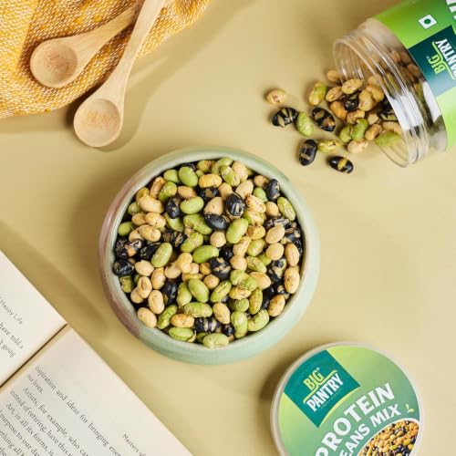 Image of Big Pantry Protein Beans Mix, Roasted Mixed Beans, Plant-Based, Vegan, Gluten Free, 24g Protein per Serve, 300g