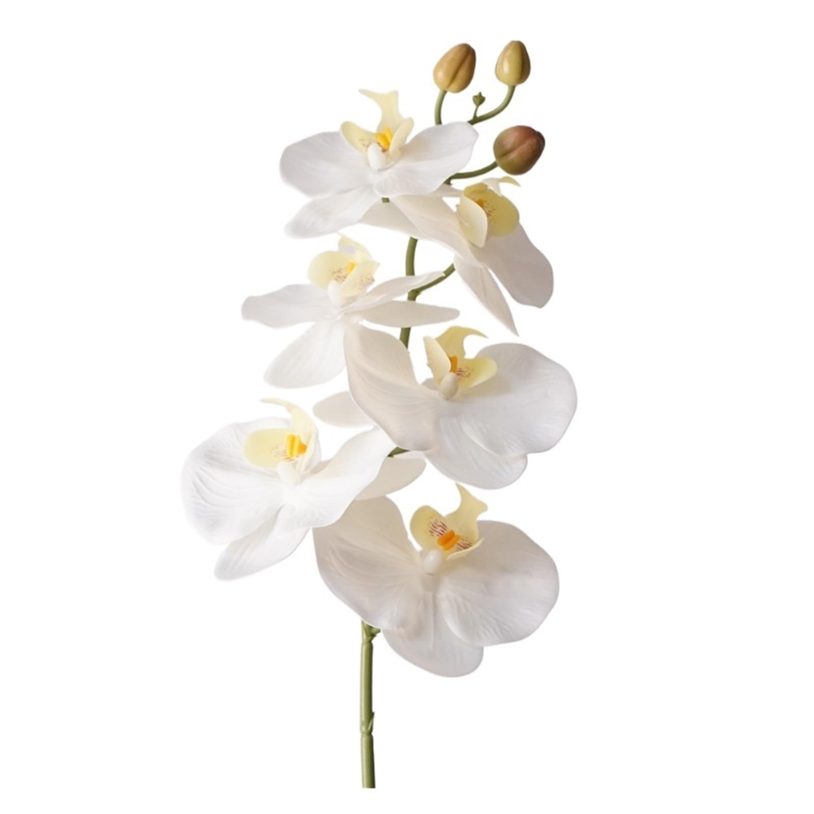 Casetlong 5Pcs Artificial Flowers Wedding Decor Party Flower Arrangement Home Decoration Ornaments(White)