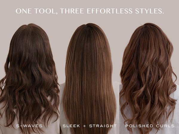 Plancha de pelo profesional de titanio 3 en 1 Kristin Ess miniatura 7