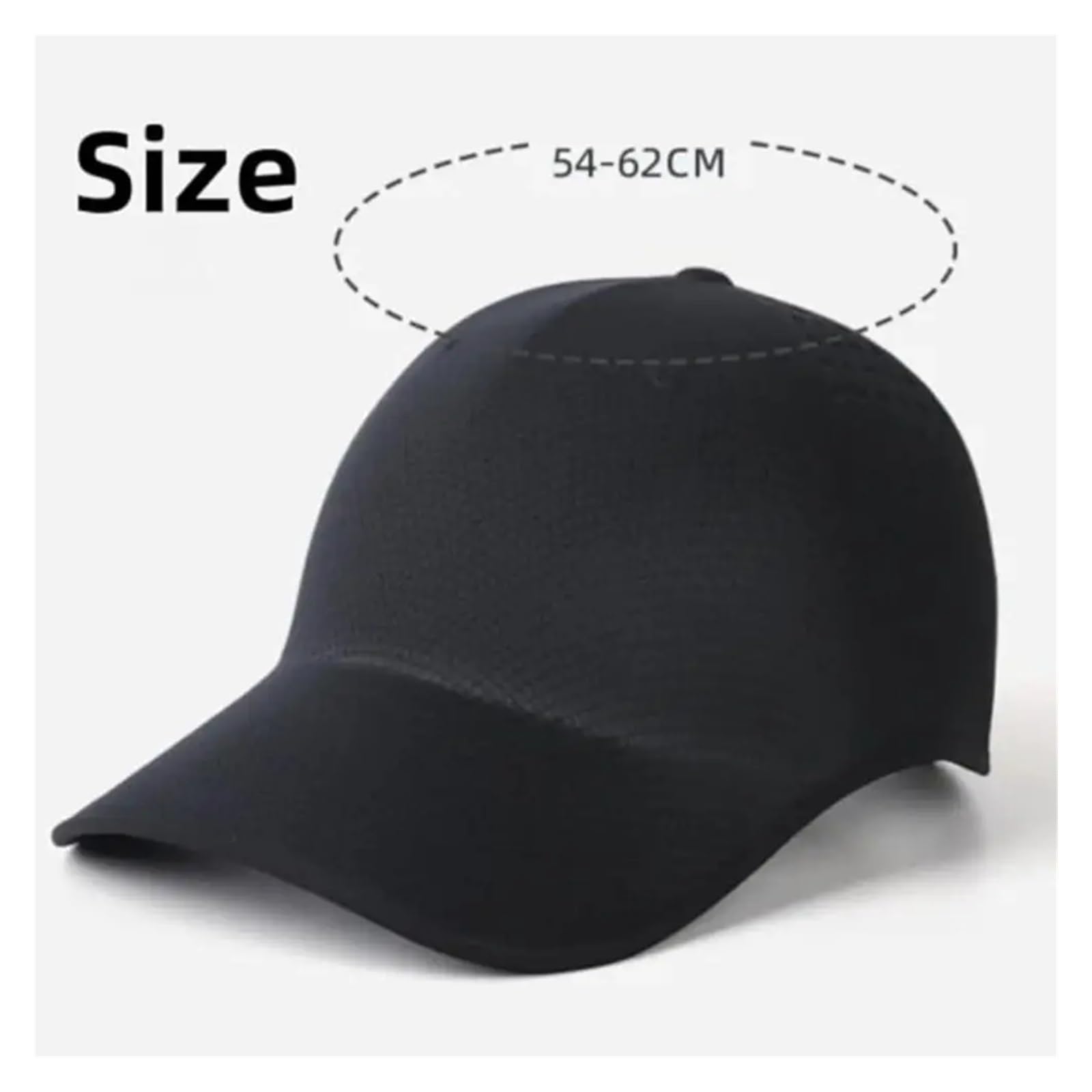 Berretto da baseball senza cuciture Cappello sportivo ripiegabile ad asciugatura rapida con visiera leggero e traspirante per Tempo Libero, Golf, Viaggi