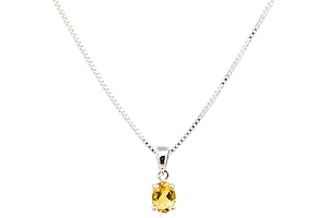 Birthstone Necklaces Citrine: A Glimmering Token of Warmth and Radiance