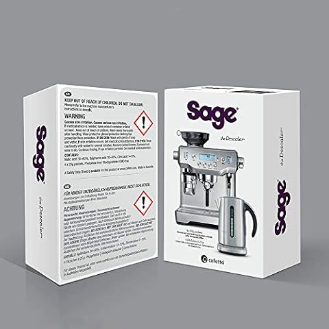 Sage SES007NEU0NEU1 descaler Domestic appliances Powder - Sage SES007NEU0NEU1, 4 pc(s), 10 g Cover